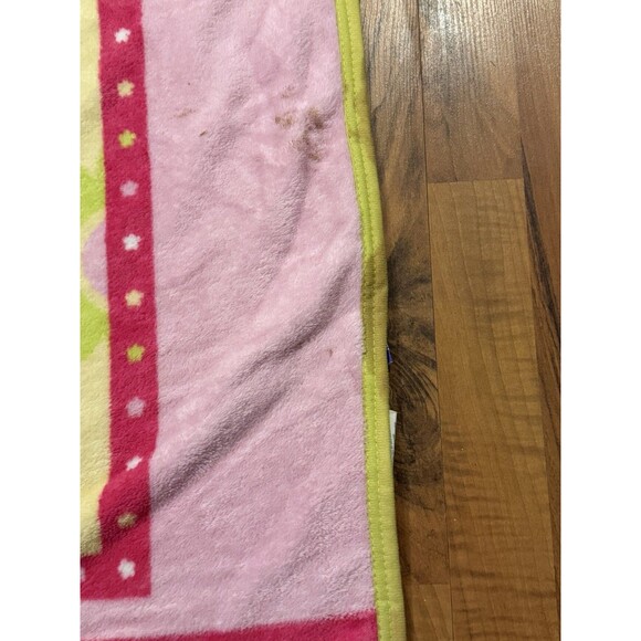 Vintage 2008 Hasbro LPS Littlest Pet Shop Fleece Plush Throw Blanket 50x60 - Picture 7 of 16
